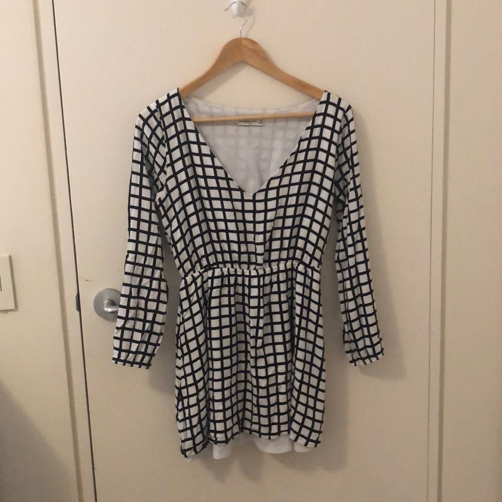 Abercrombie and Fitch size medium checkered mini dress